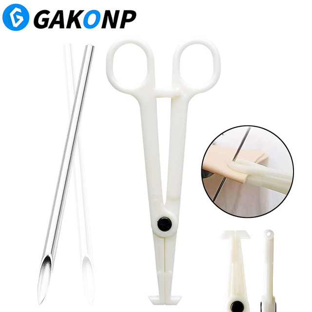 25pcs Disposable Piercing Clamps Sterile Round Open Plier Ear Nose Body  Piercing Tools for Piercing Tattoo Supplies - AliExpress